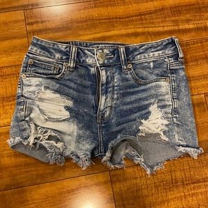 Denim shorts